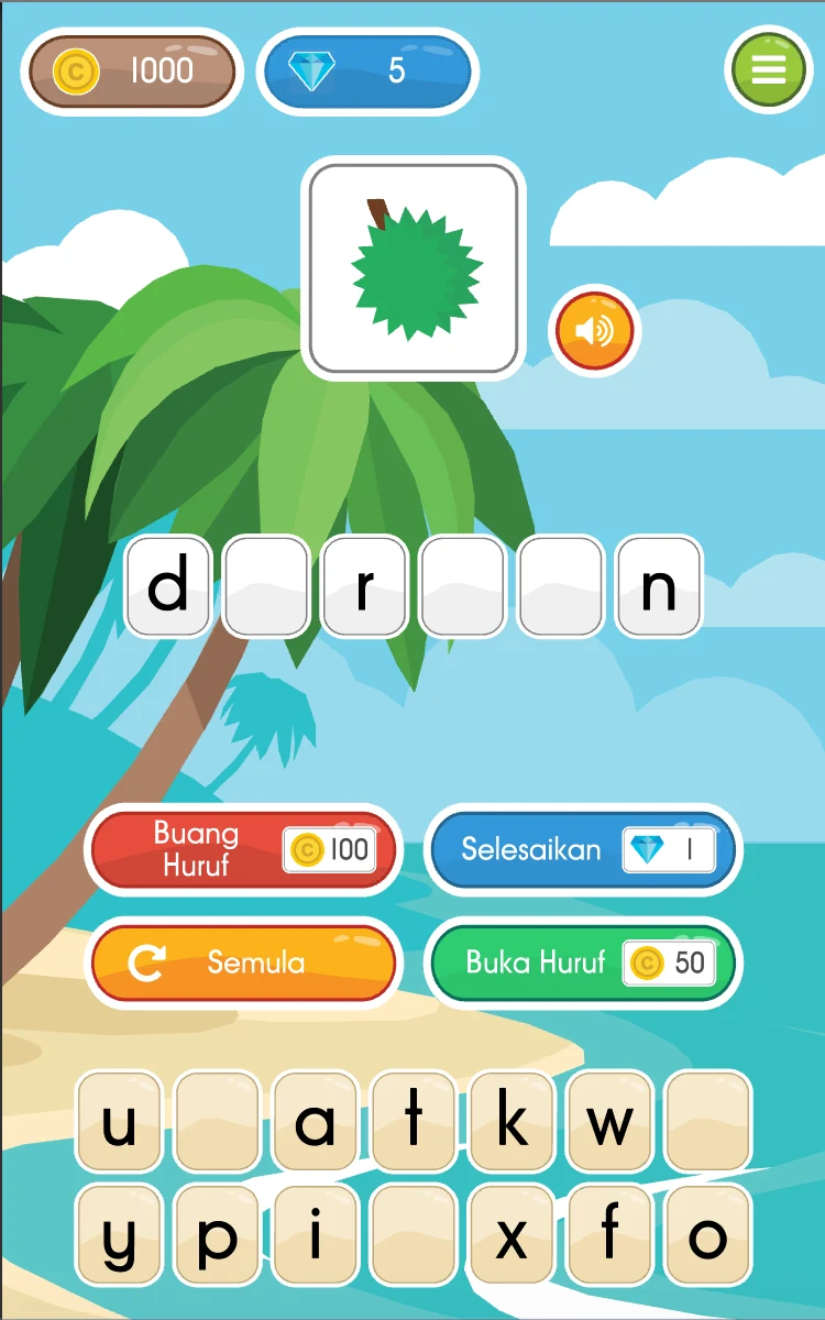 Belajar Mengeja ABC, Perkataan screenshot