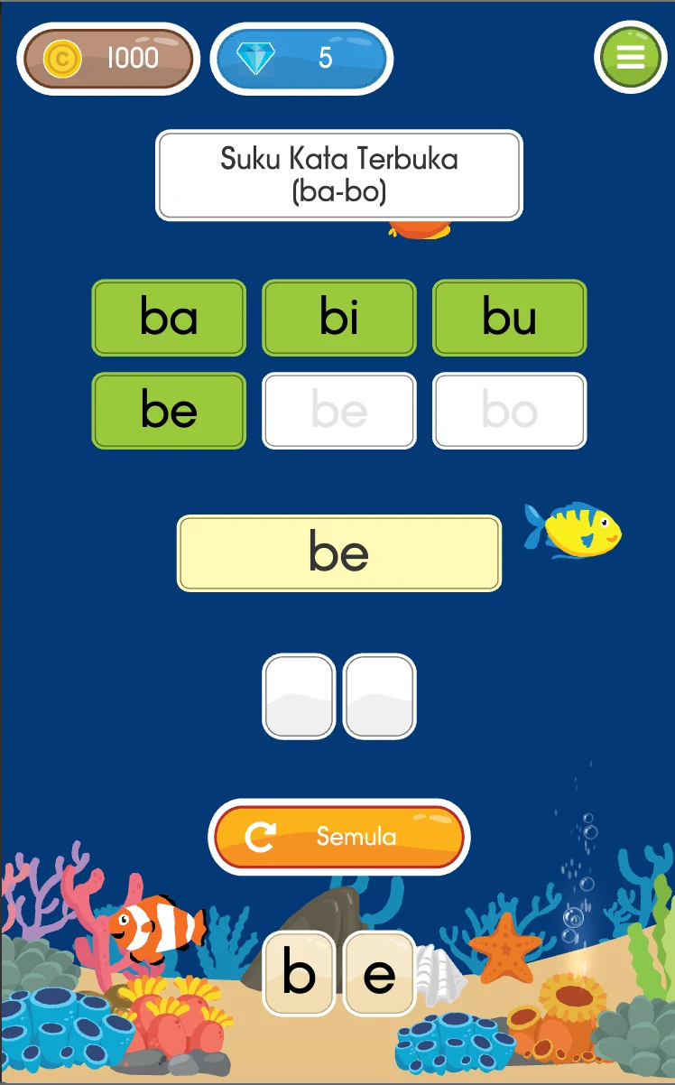 Belajar Mengeja ABC, Perkataan screenshot